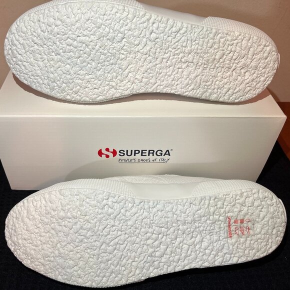 BRAND NWT- & BOX---SUPERGA 2750 Cotu Classic Sneakers White 6.5 - Picture 6 of 6